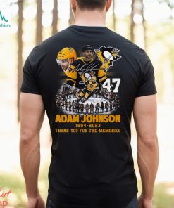 Adam Johnson 1994 – 2023 Pittsburgh Penguins Thank You For The Memories T Shirt