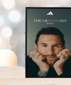 Adidas Lionel Messi The Greightest 8 Ballon D’Or Winner Home Decor Poster Canvas