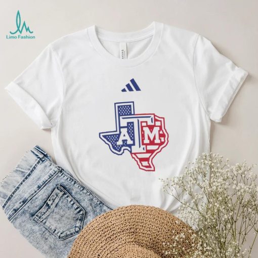 Adidas Texas A&M Aggies White Flag T Shirt