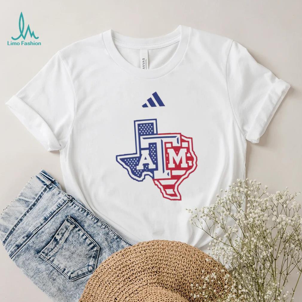 Adidas Texas A&M Aggies White Flag T Shirt Adidas Texas A&M Aggies White Flag T Shirt