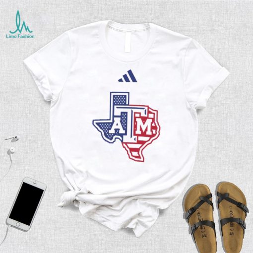 Adidas Texas A&M Aggies White Flag T Shirt
