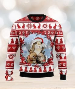 Adorable Bunny Awesome Ugly Christmas Sweater 3D Shirt