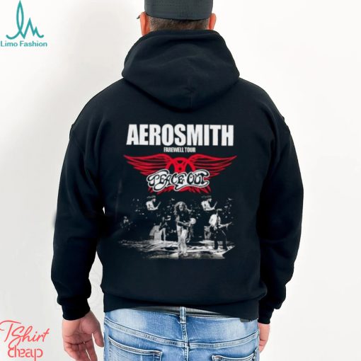 Aerosmith Concert 2023 2024 Peace Out Farewell Tour T Shirt
