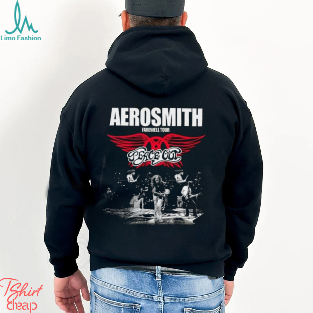Aerosmith Concert 2023 2024 Peace Out Farewell Tour T Shirt Aerosmith Concert 2023 2024 Peace Out Farewell Tour T Shirt