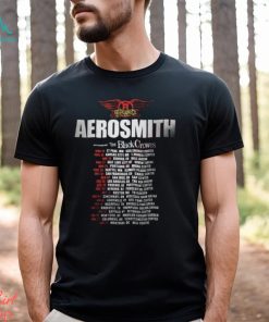 Aerosmith Peace Out 2023 Band Graphic Tee shirt