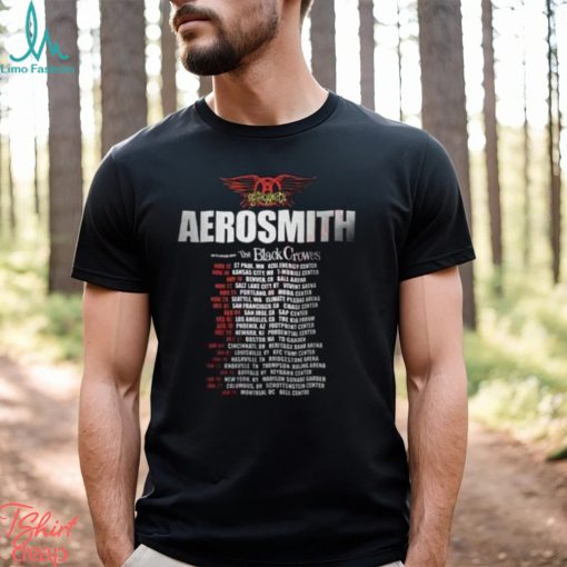 Aerosmith Peace Out 2023 Band Graphic Tee shirt