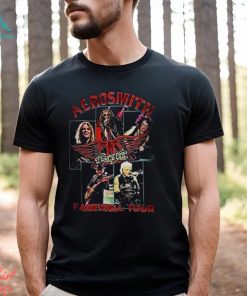 Aerosmith Peace Out 2023 Band Graphic Tee shirts