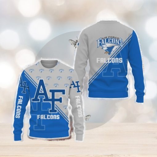 Air Force Falcons Cross 3D Unisex 3D Sweater Christmas For Fan Gift