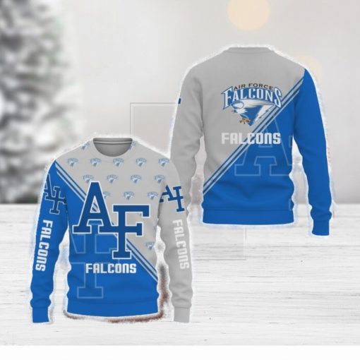 Air Force Falcons Cross 3D Unisex 3D Sweater Christmas For Fan Gift