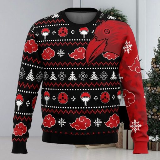 Akatsuki Itachi Symbolic Crows Naruto Christmas Sweater