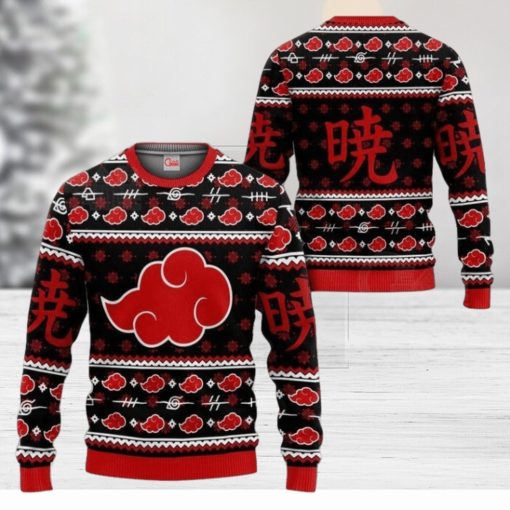 Akatsuki Ugly Christmas Sweater Anime Custom Xmas Gift