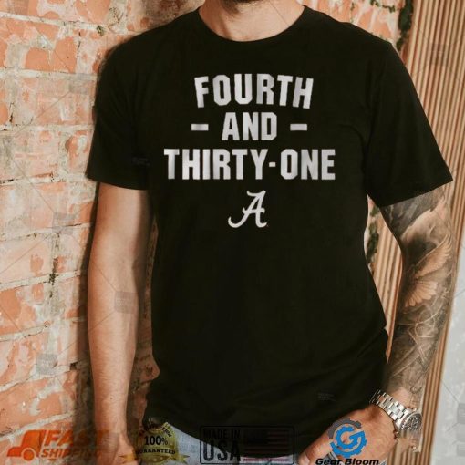 Alabama 4th & 31 Iron Bowl T Shirt