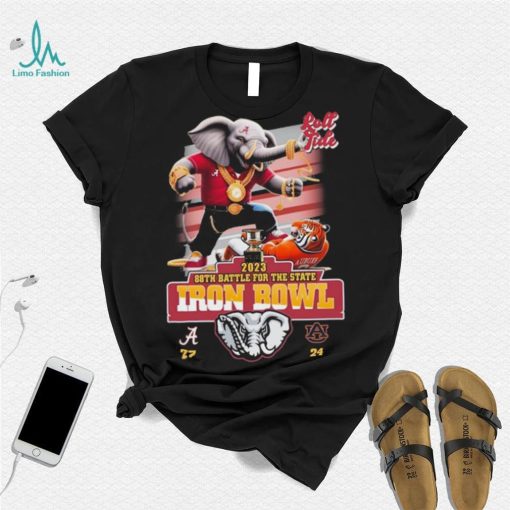 Alabama Crimson Tide 2023 88th Battle For The State Iron Bowl 27 24 Auburn Shirt
