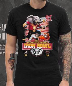 Alabama Crimson Tide 2023 88th Battle For The State Iron Bowl 27 24 Auburn Shirt
