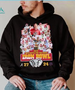 Alabama Crimson Tide 2023 88th Battle for the State Iron Bowl Alabama 27 24 Auburn shirt, hoodie, sweater, long sleeve and tank top Alabama Crimson Tide 2023 88th Battle for the State Iron Bowl Alabama 27 24 Auburn shirt
