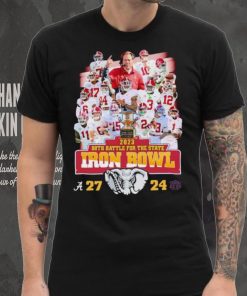 Alabama Crimson Tide 2023 88th Battle for the State Iron Bowl Alabama 27 24 Auburn shirt, hoodie, sweater, long sleeve and tank top Alabama Crimson Tide 2023 88th Battle for the State Iron Bowl Alabama 27 24 Auburn shirt