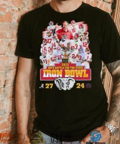 Alabama Crimson Tide 2023 88th Battle for the State Iron Bowl Alabama 27 24 Auburn shirt, hoodie, sweater, long sleeve and tank top Alabama Crimson Tide 2023 88th Battle for the State Iron Bowl Alabama 27 24 Auburn shirt