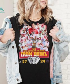 Alabama Crimson Tide 2023 88th Battle for the State Iron Bowl Alabama 27 24 Auburn shirt, hoodie, sweater, long sleeve and tank top Alabama Crimson Tide 2023 88th Battle for the State Iron Bowl Alabama 27 24 Auburn shirt