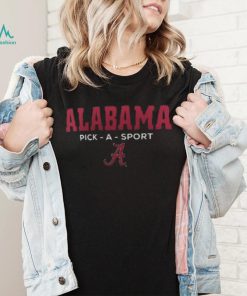 Alabama Crimson Tide Fanatics Branded Personalized Authentic Pick A Sport T Shirt