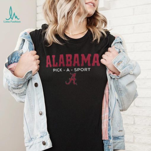 Alabama Crimson Tide Fanatics Branded Personalized Authentic Pick A Sport T Shirt