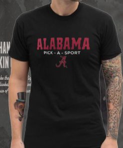 Alabama Crimson Tide Fanatics Branded Personalized Authentic Pick A Sport T Shirt