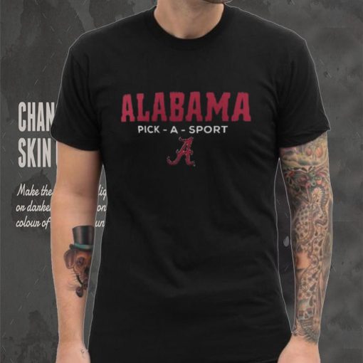 Alabama Crimson Tide Fanatics Branded Personalized Authentic Pick A Sport T Shirt