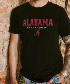 Alabama Crimson Tide Fanatics Branded Personalized Authentic Pick A Sport T Shirt