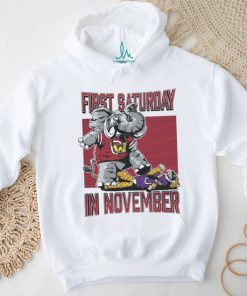 Alabama Crimson Tide First Saturday Elephant In November Shirt