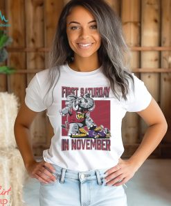 Alabama Crimson Tide First Saturday Elephant In November Shirt