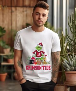 Alabama Crimson Tide Grinch and Max dog funny Christmas shirt