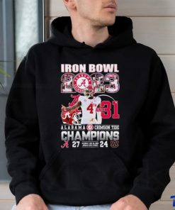 Alabama Crimson Tide Iron Bowl 2023 4th And 31 Champions 27 24 Auburn Tigers Shirt