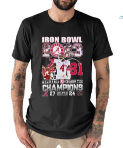 Alabama Crimson Tide Iron Bowl 2023 4th And 31 Champions 27 24 Auburn Tigers Shirt