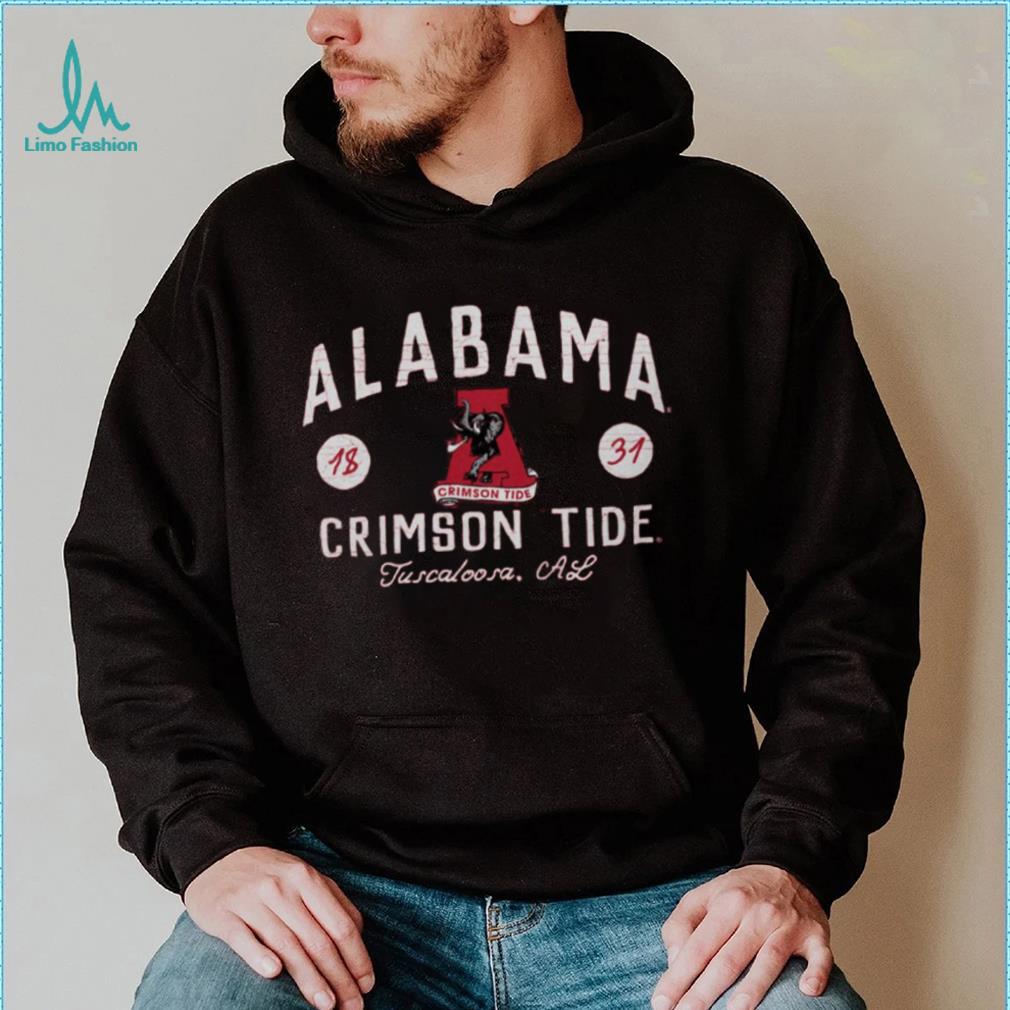 Alabama Crimson Tide League Collegiate Wear Bendy Arch Essential Shirt Alabama Crimson Tide League Collegiate Wear Bendy Arch Essential Shirt