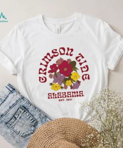 Alabama Crimson Tide League Collegiate Wear Two Hit Flower Tumble T Shirt