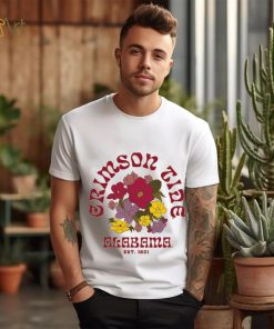 Alabama Crimson Tide League Collegiate Wear Two Hit Flower Tumble T Shirt