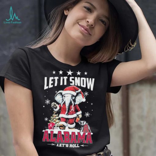 Alabama Crimson Tide Let It Snow Roll Tide Let’s Roll Christmas Sweater