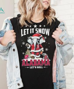 Alabama Crimson Tide Let It Snow Roll Tide Let’s Roll Christmas Sweater