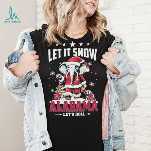 Alabama Crimson Tide Let It Snow Roll Tide Let’s Roll Christmas Sweater