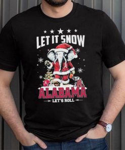 Alabama Crimson Tide Let It Snow Roll Tide Let’s Roll Christmas Sweater