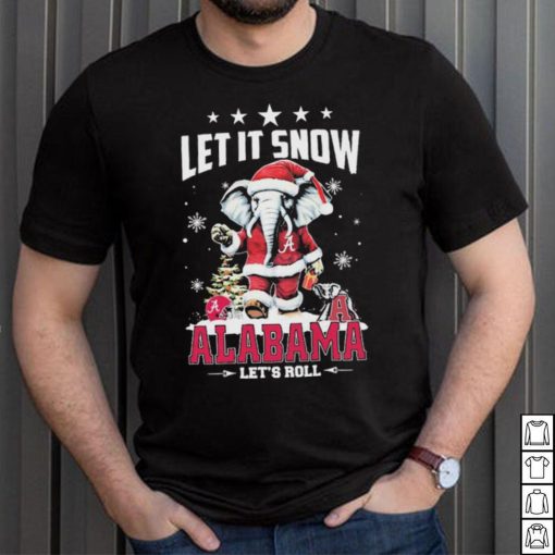 Alabama Crimson Tide Let It Snow Roll Tide Let’s Roll Christmas Sweater