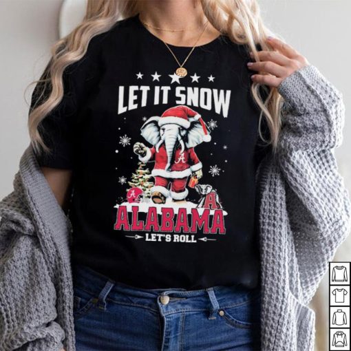 Alabama Crimson Tide Let It Snow Roll Tide Let’s Roll Christmas Sweater