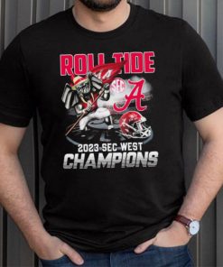 Alabama Crimson Tide Roll Tide 2023 SEC West Champions Shirt