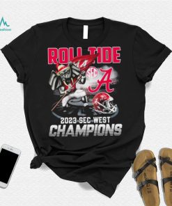 Alabama Crimson Tide Roll Tide 2023 SEC West Champions Shirt, hoodie, sweater, long sleeve and tank top Alabama Crimson Tide Roll Tide 2023 SEC West Champions Shirt