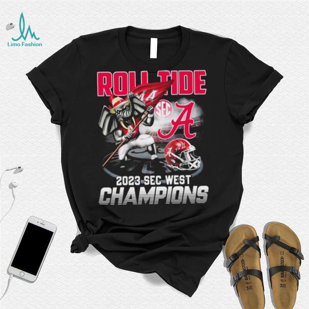 Alabama Crimson Tide Roll Tide 2023 SEC West Champions Shirt Alabama Crimson Tide Roll Tide 2023 SEC West Champions Shirt