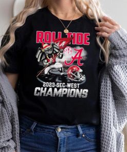 Alabama Crimson Tide Roll Tide 2023 SEC West Champions Shirt, hoodie, sweater, long sleeve and tank top Alabama Crimson Tide Roll Tide 2023 SEC West Champions Shirt