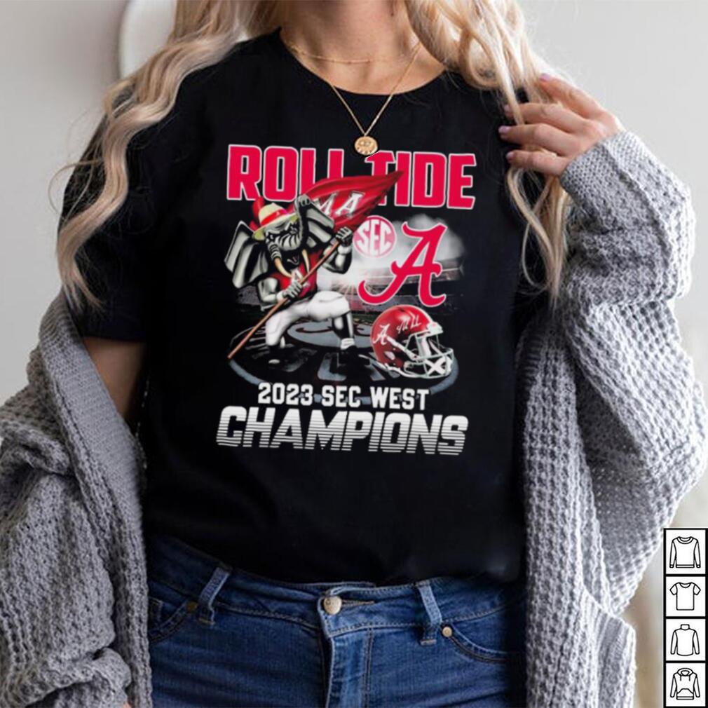 Alabama Crimson Tide Roll Tide 2023 SEC West Champions Shirt Alabama Crimson Tide Roll Tide 2023 SEC West Champions Shirt