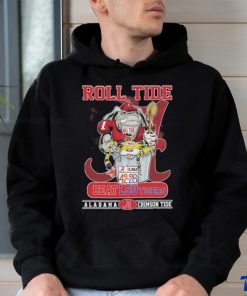 Alabama Defeat Lsu Tiger Mascot Roll Tide Beat Lsu Tigers 42 28 Alabama Crimson Tide T shirt