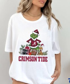 Alabama Santa Grinch And Santa Dog Christmas Shirt