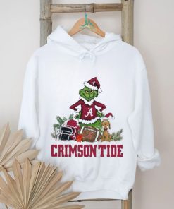 Alabama Santa Grinch And Santa Dog Christmas Shirt