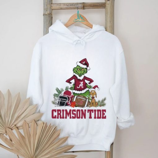 Alabama Santa Grinch And Santa Dog Christmas Shirt